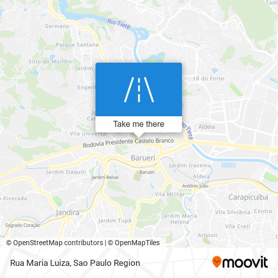 Rua Maria Luiza map