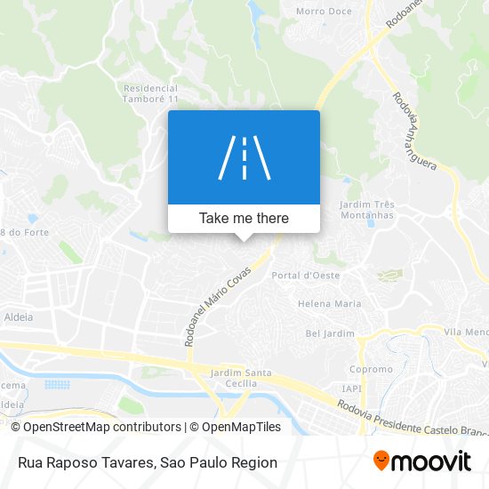 Rua Raposo Tavares map
