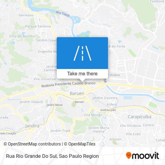 Rua Rio Grande Do Sul map