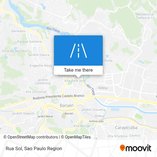 Rua Sol map