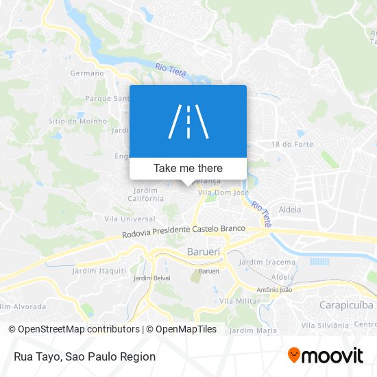 Rua Tayo map