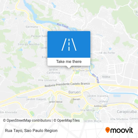 Rua Tayo map