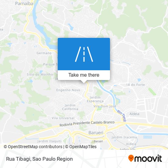 Rua Tibagi map