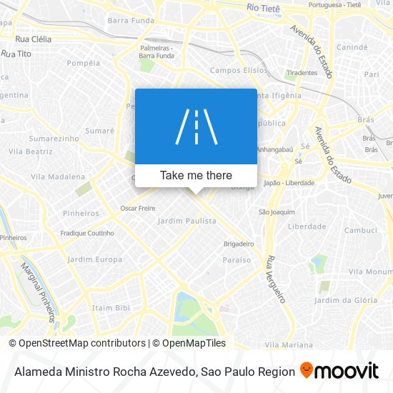 Alameda Ministro Rocha Azevedo map