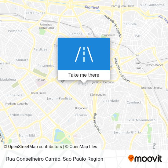 Rua Conselheiro Carrão map