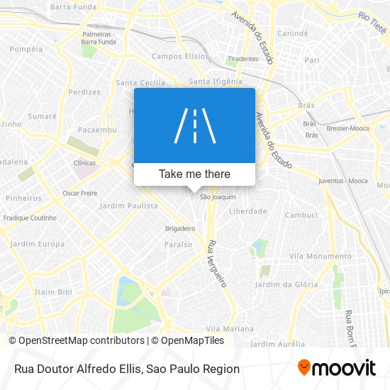 Mapa Rua Doutor Alfredo Ellis