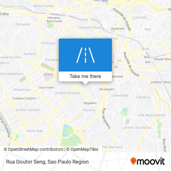 Rua Doutor Seng map