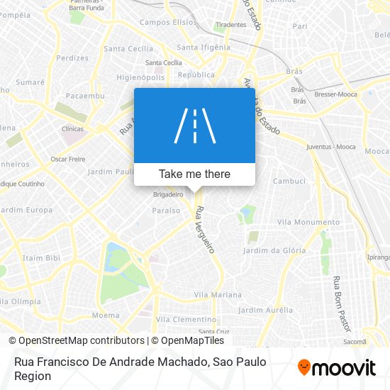 Mapa Rua Francisco De Andrade Machado