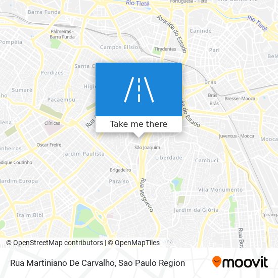 Rua Martiniano De Carvalho map