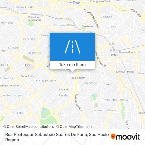 Rua Professor Sebastião Soares De Faria map