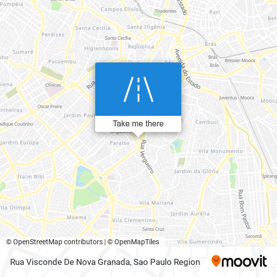 Rua Visconde De Nova Granada map