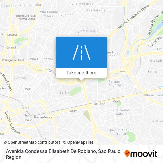 Avenida Condessa Elisabeth De Robiano map