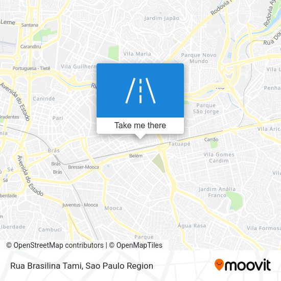 Rua Brasilina Tami map