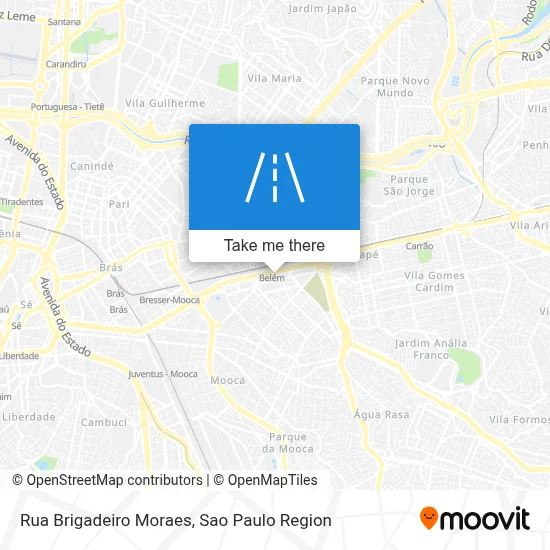 Rua Brigadeiro Moraes map