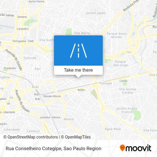 Rua Conselheiro Cotegipe map
