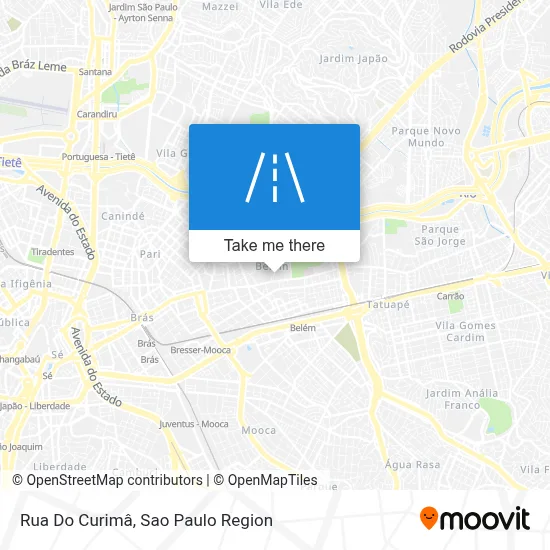 Rua Do Curimâ map