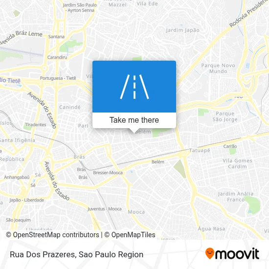 Rua Dos Prazeres map