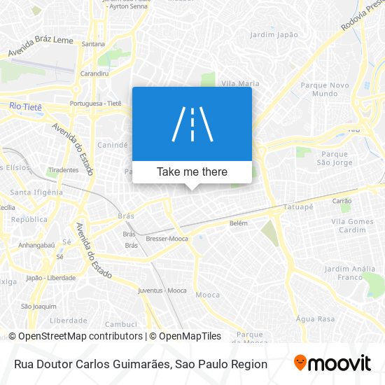 Mapa Rua Doutor Carlos Guimarães