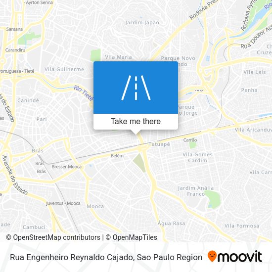 Rua Engenheiro Reynaldo Cajado map