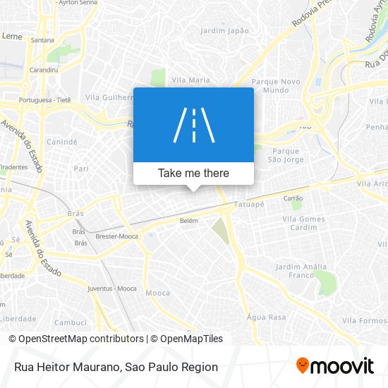 Mapa Rua Heitor Maurano