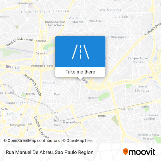 Mapa Rua Manuel De Abreu