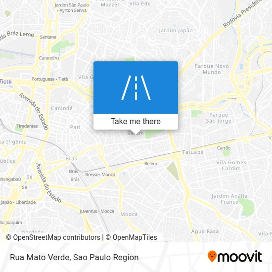 Rua Mato Verde map