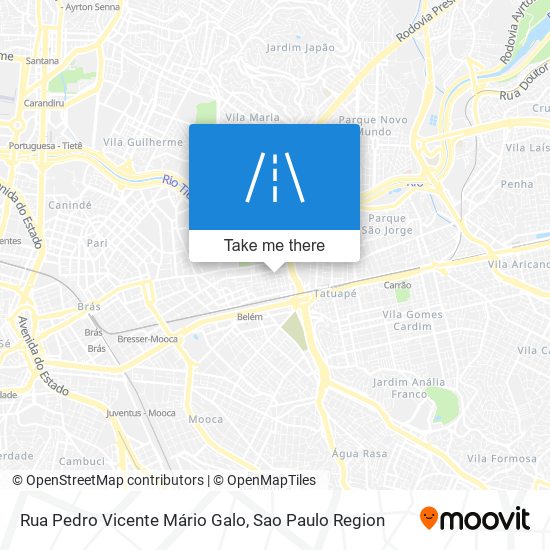 Rua Pedro Vicente Mário Galo map