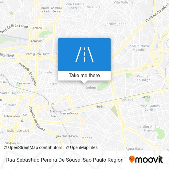 Rua Sebastião Pereira De Sousa map