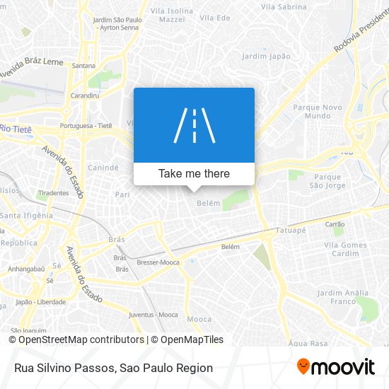 Mapa Rua Silvino Passos