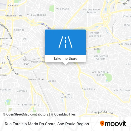 Rua Tarcisio Maria Da Costa map