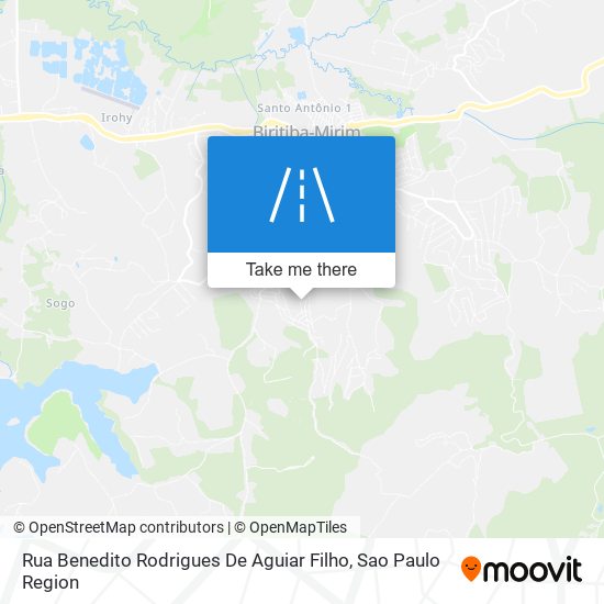 Rua Benedito Rodrigues De Aguiar Filho map