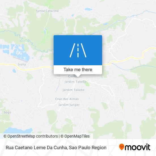 Rua Caetano Leme Da Cunha map