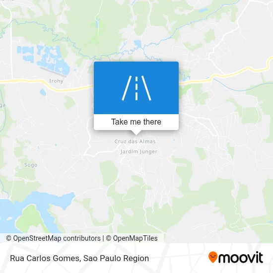 Rua Carlos Gomes map