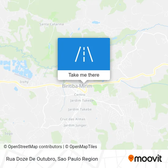 Rua Doze De Outubro map