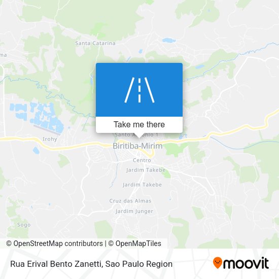 Rua Erival Bento Zanetti map