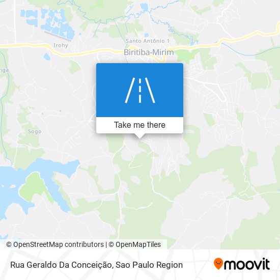 Mapa Rua Geraldo Da Conceição