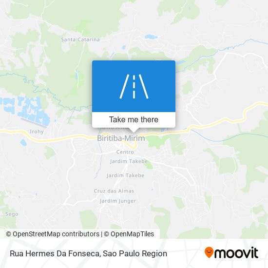 Mapa Rua Hermes Da Fonseca