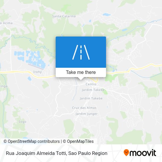 Rua Joaquim Almeida Totti map