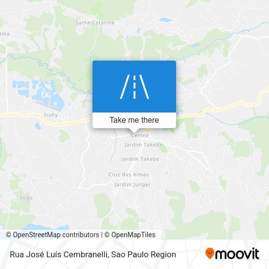 Rua José Luís Cembranelli map
