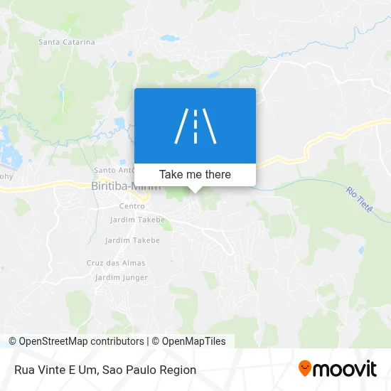 Rua Vinte E Um map