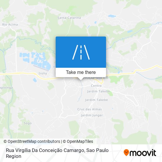 Rua Virgília Da Conceição Camargo map