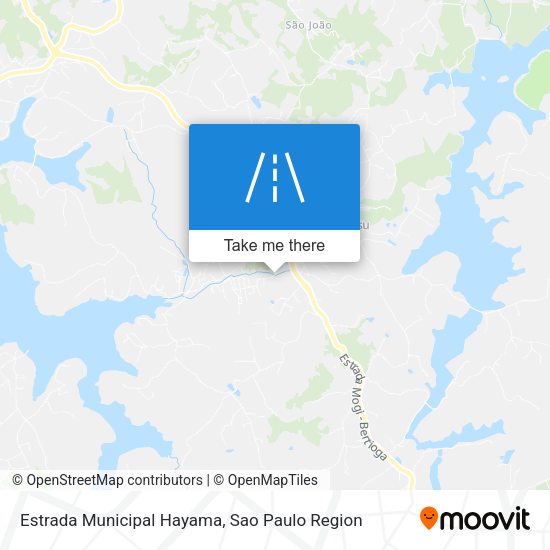 Estrada Municipal Hayama map