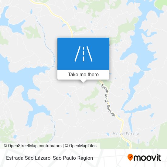 Estrada São Lázaro map