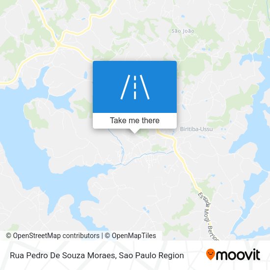 Rua Pedro De Souza Moraes map