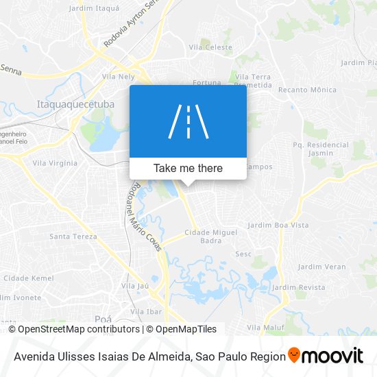 Avenida Ulisses Isaias De Almeida map