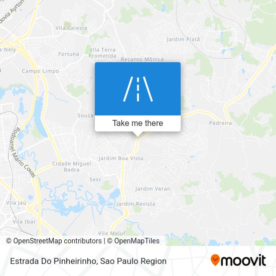Estrada Do Pinheirinho map