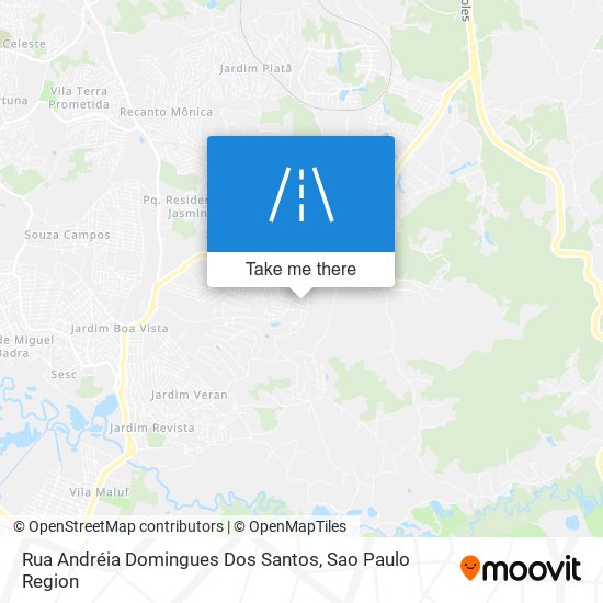 Mapa Rua Andréia Domingues Dos Santos