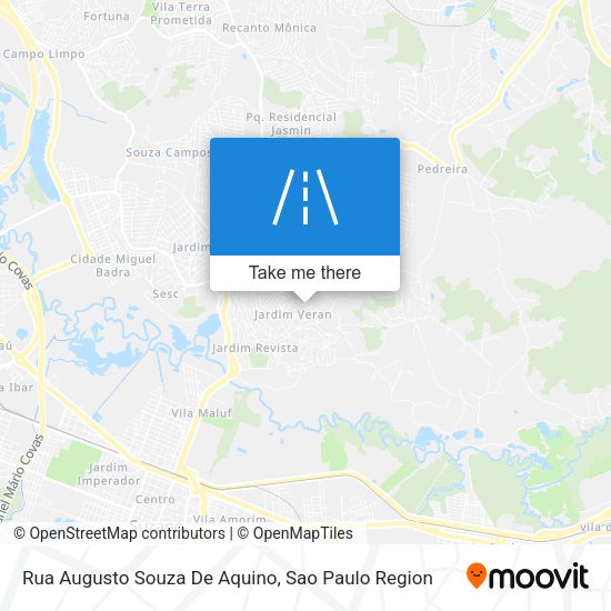 Rua Augusto Souza De Aquino map