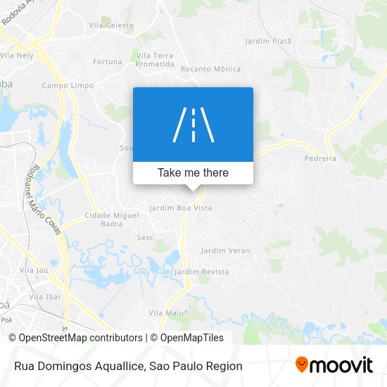 Rua Domingos Aquallice map
