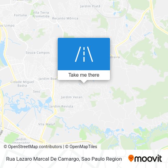 Rua Lazaro Marcal De Camargo map